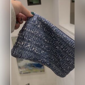 Cute zip pouch made from Chanel fabric